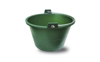 Balde plástico con manija de metal para uso múltiple. Alto 17 cm Capacidad 18 kg.