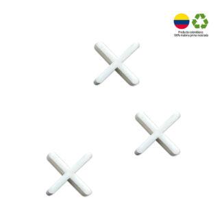Crucetas plásticas 2mm para dilatación de pisos y paredes, marca PLINET.